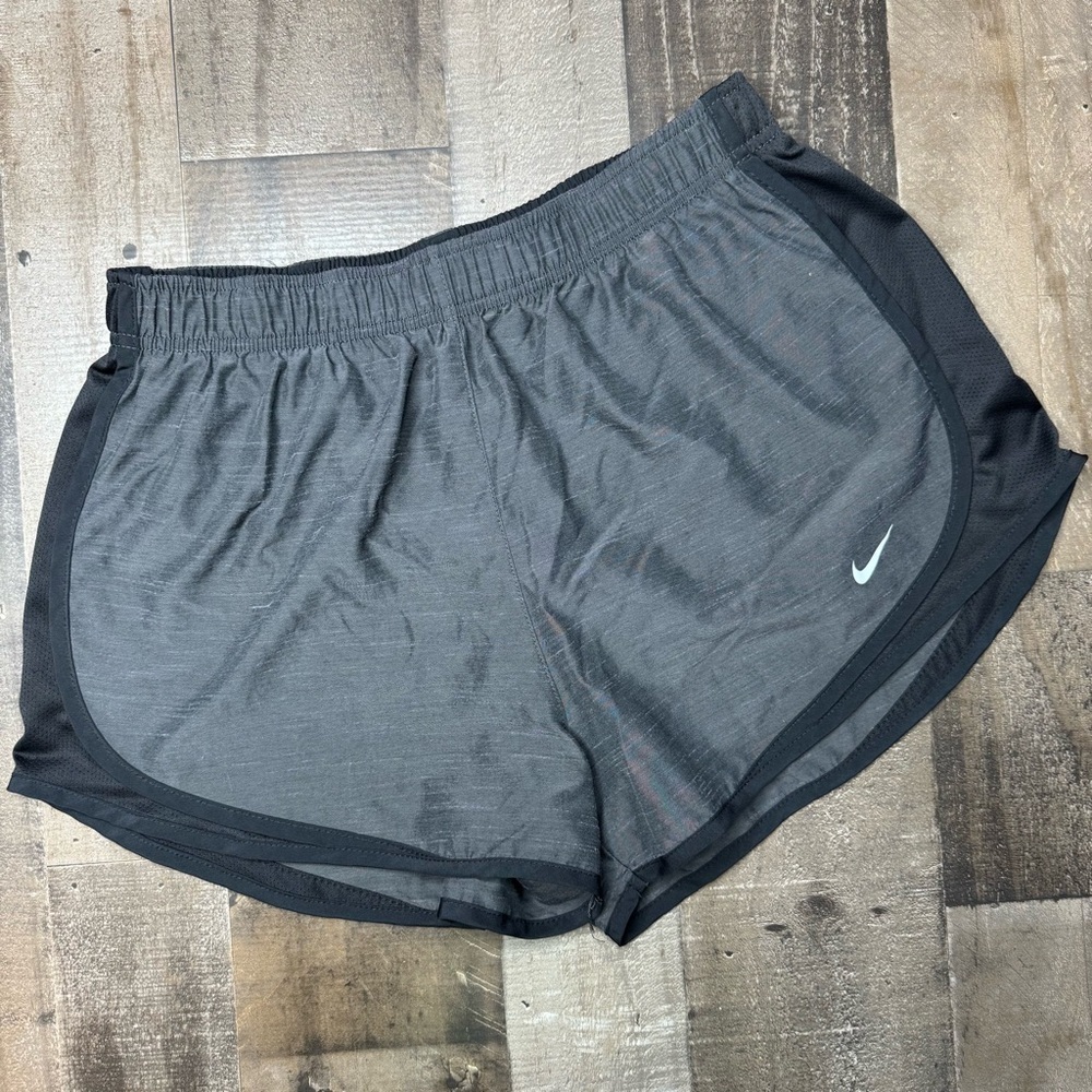 Nike Gray Athletic Shorts Lightweight Elastic Waistband